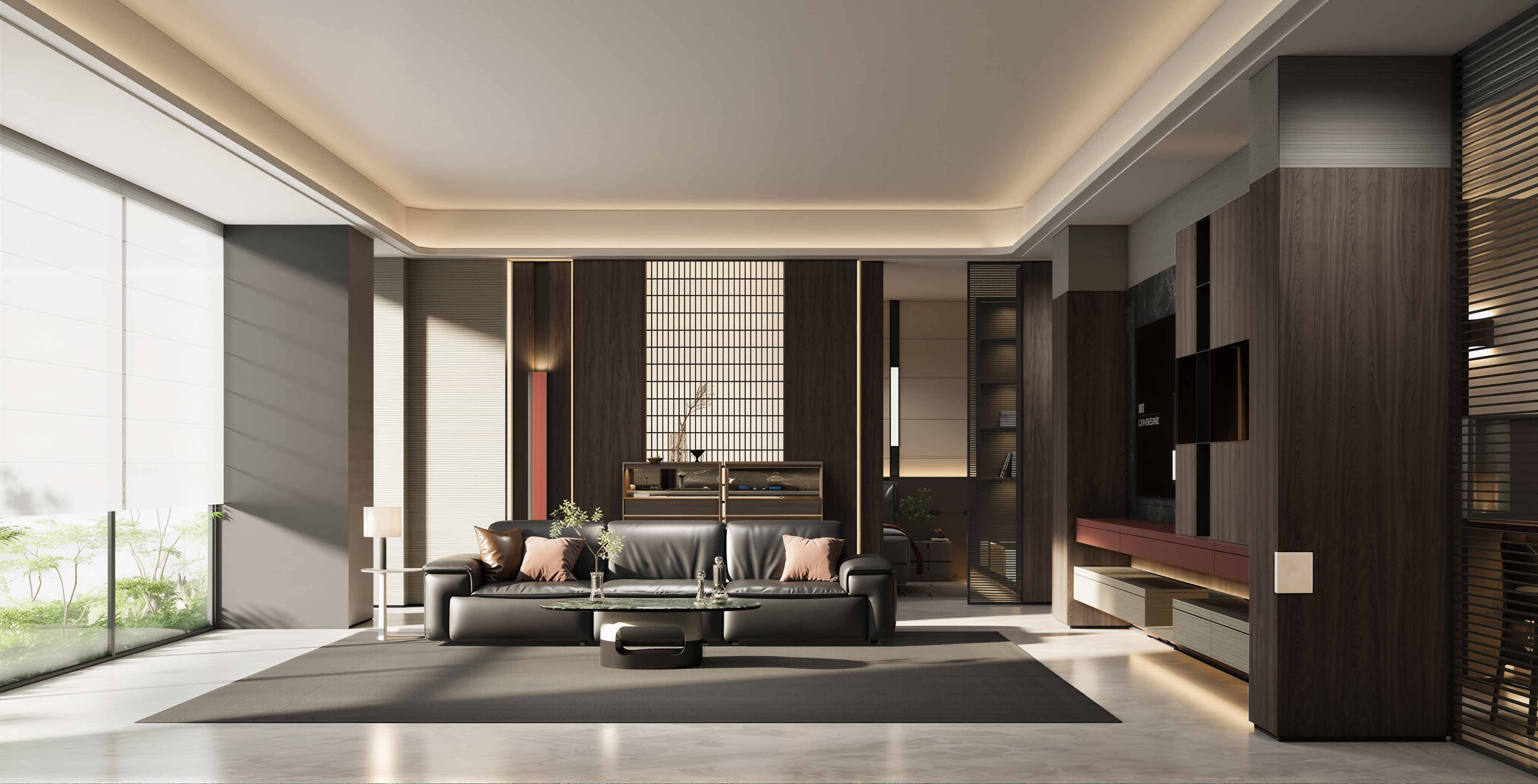 Living room in the Modern Minimal interior design style