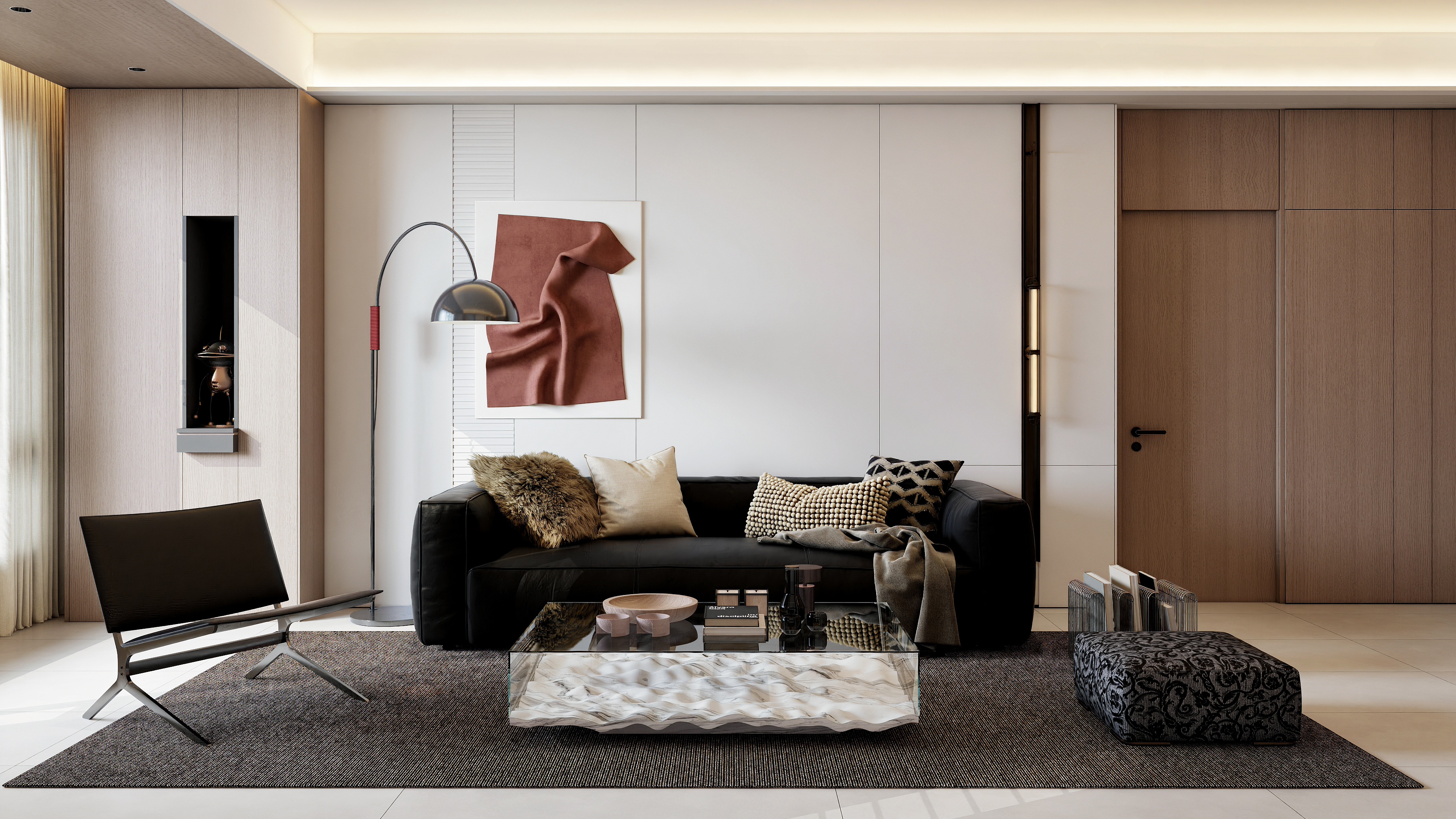 Condo · Modern living room design